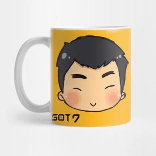 charming face of got7 personel kpop boyband Mug